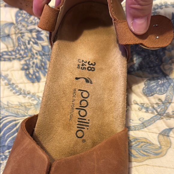 Papillio Brown buckle wedges - Picture 3 of 3